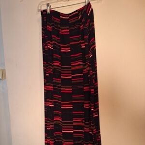 Kathy Ireland Black and Red A-Line Skirt. Size 1x Plus. More Details In The Pics